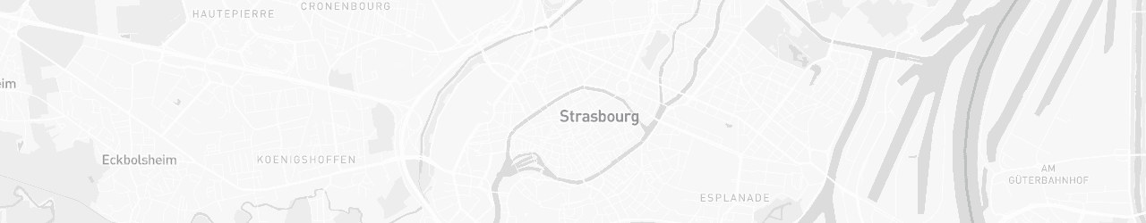 Mapa de Estrasburgo